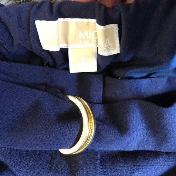 Michael Kors women Blue Dress pants Size 6 - Picture 3 of 5